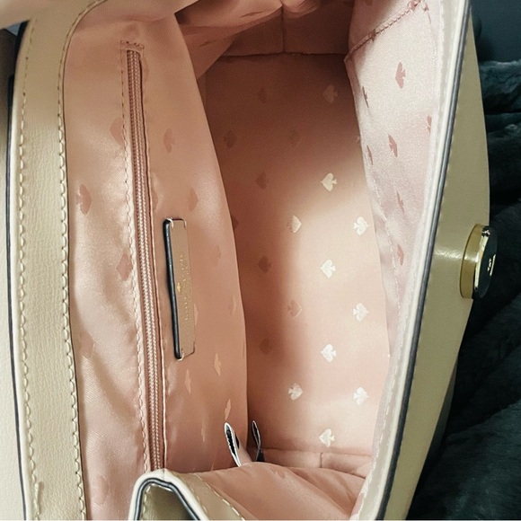 Kate Spade Adel Medium Flap Backpack in Warmbeige Leather WKRU6412 - Picture 10 of 13